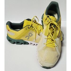On Cloud Sneakers 9.5 Cloudflow Citrus Sea 99782 Running Shoes Helion Yellow Men